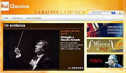 Rai Classica, nasce il portale Rai dedicato alla Musica classica