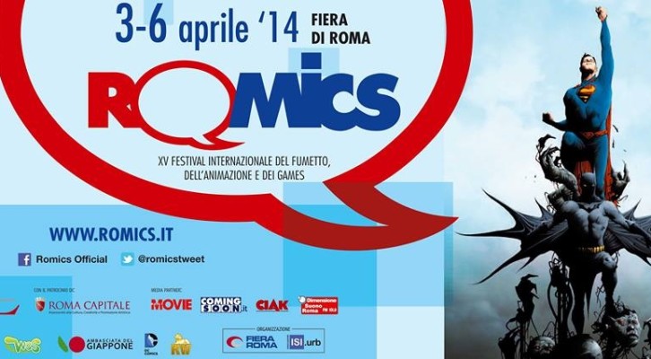 Romics, la kermesse dedicata al mondo del fumetto dal 3 al 6 aprile a Roma