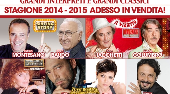 Il Sistina apre le porte alla nuova stagione 2014/2015