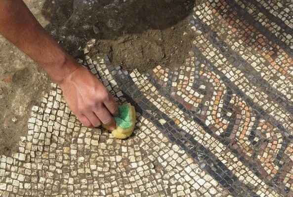 Scoperto un mosaico dell’antica Bedriacum a Cremona