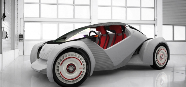 La prima auto stampata in 3d nasce da un disegno italiano