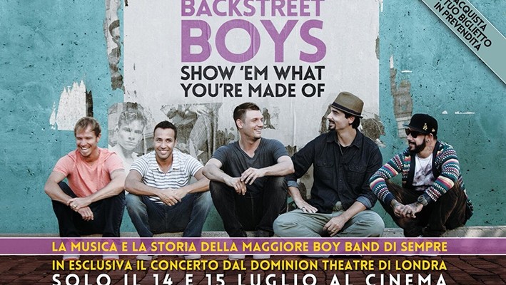 Arriva al cinema il film concerto sui Backstreet Boys