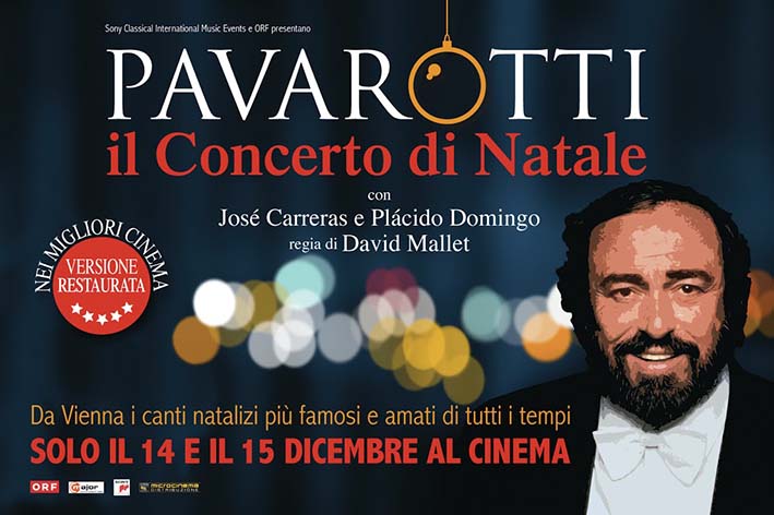 Pavarotti il concerto di Natale al cinema