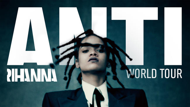 Rihanna annuncia il suo Anti World Tour