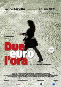“Due euro l’ora”, il debutto nelle sale dal 12 maggio (manifesto due euro 210x300)