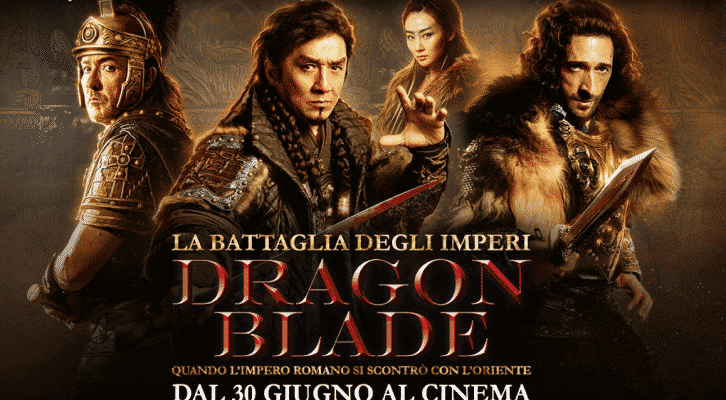 Jackie Chan, John Cusack e Adrien Brody in Dragon Blade