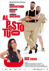 Luca Argentero e Ambra Angiolini, protagonista al cinema di "Al posto tuo" (al posto tuo locandina low 210x300)