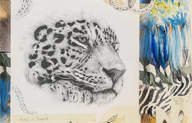 Wild, la mostra dei disegni e gioielli di Giovanni Raspini