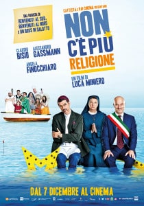 Bisio, Gassmann e Finocchiaro, al Cinema con Non c’è più Religione (locandina 210x300)