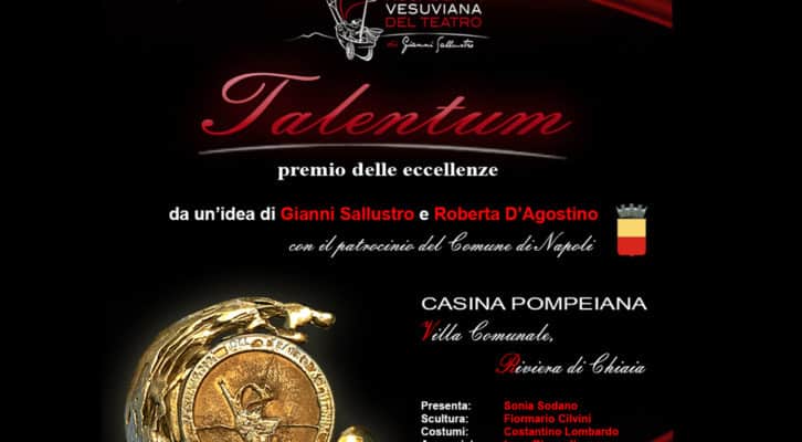 L’Accademia Vesuviana del teatro presenta “Talentum – il premio delle eccellenze”