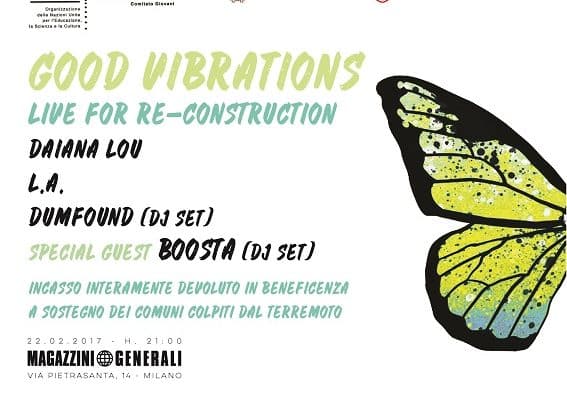 “Good Vibrations live for re construction” ai Magazzini Generali di Milano