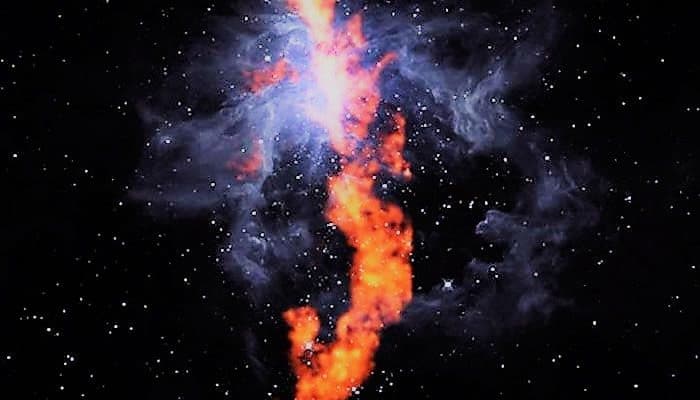 Fotografato lungo filamento di gas dal quale nascono nuove stelle