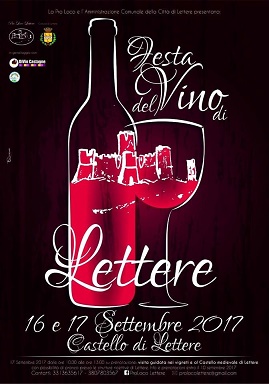 Il 16 e 17 settembre la seconda edizione della “Festa del Vino di Lettere”
