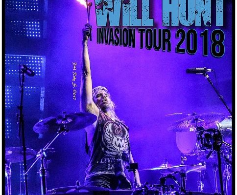 Will Hunt, il batterista degli Evanescence torna con uno show di rock hits