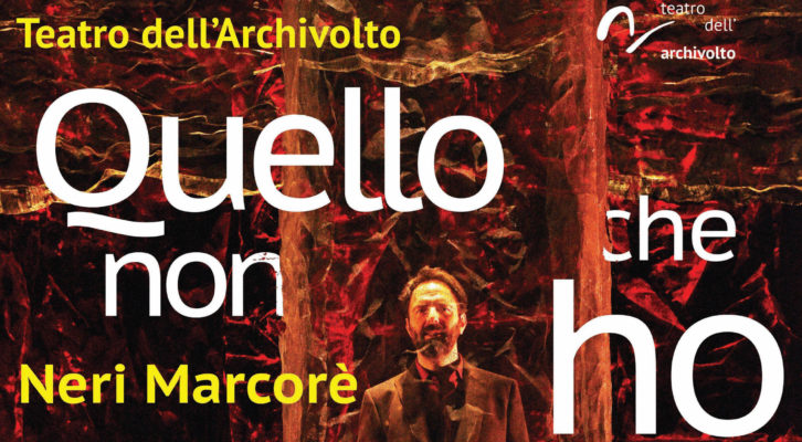 Neri Marcorè al Teatro Brancaccio di Roma in “Quello che non ho”