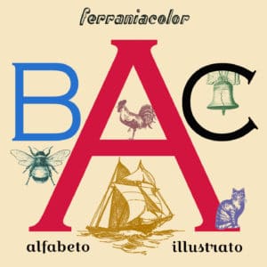 Ferraniacolor presentano le loro sperimentazioni nell'EP “Alfabeto Illustrato” (alfabeto Ferraniacolor)