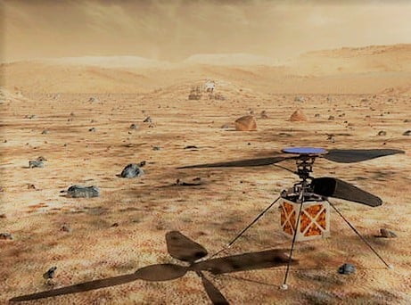 Un drone su Marte