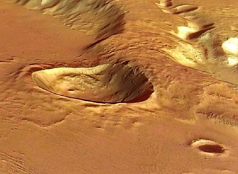 Il deposito vulcanico più grande dell’intero Sistema Solare è su Marte