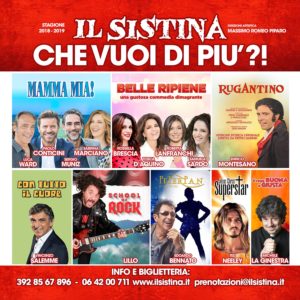 Il Teatro Sistina presenta la sua stagione 2018/2019 (Sistina Stagione 18 19Q 2 300x300)