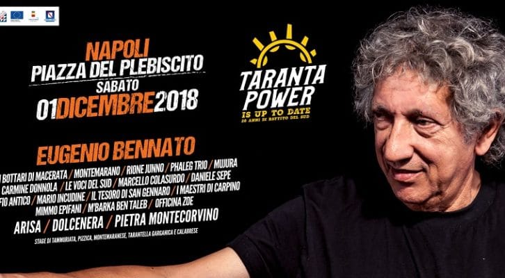 Eugenio Bennato dirige un grande concerto in Piazza Plebiscito per i 20 anni di Taranta Power