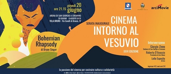 Anche per questo 2019 al via il “Cinema Intorno al Vesuvio”