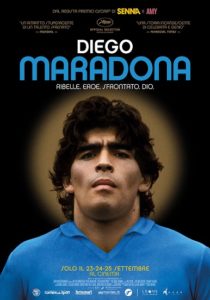 Il regista Asif Kapadia presenta a Napoli il suo docufilm “Diego Maradona" (diego armando maradona locandina 210x300)