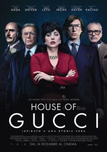 Arriva al cinema House of Gucci di Ridley Scott, il film ispirato alla storia della dinastia Gucci (HouseOfGucci Manifesto 210x300)