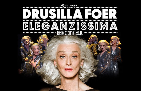 L’Eleganzissima Drusilla Foer mette al centro la sua unicità al Teatro Bellini di Napoli