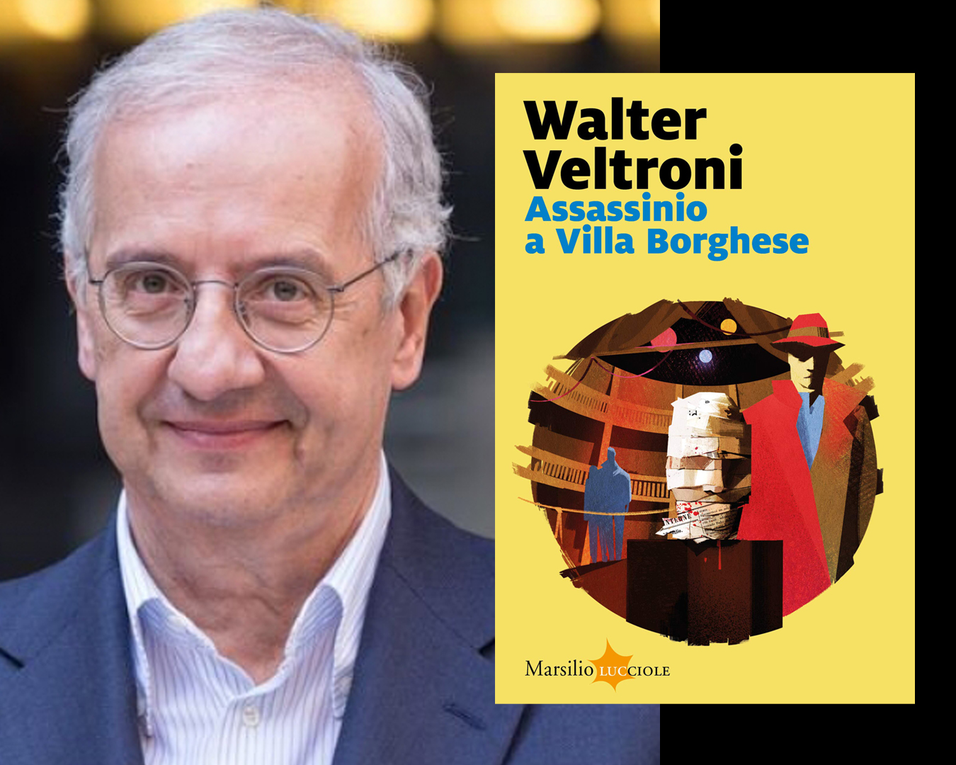 Walter Veltroni e l’Assassinio a Villa Borghese per la serie Le indagini del Commissario Buonvino