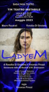 LadyEM lo spettacolo tratto da Shakespeare di Pirozzi e Di Girolamo con Racanati e Di Girolamo al Tin di Napoli (ladyEM 162x300)