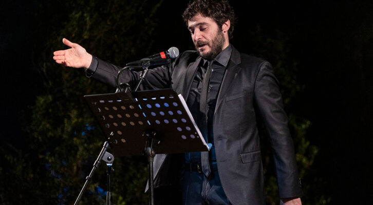 Lino Guanciale al Campania Teatro Festival in un testo di Fabio Pisano