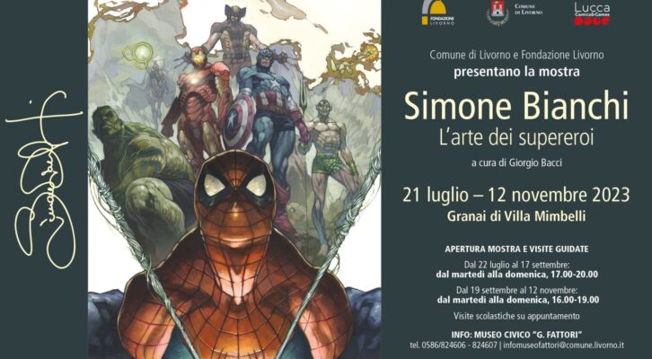 “L’arte dei supereroi” in mostra a Livorno
